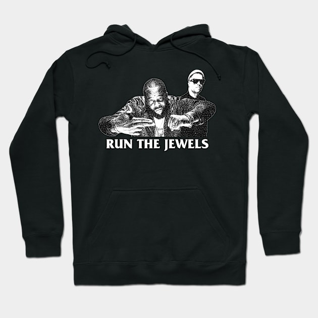 Run The Jewels - Engraving Style Hoodie by Chase Merch